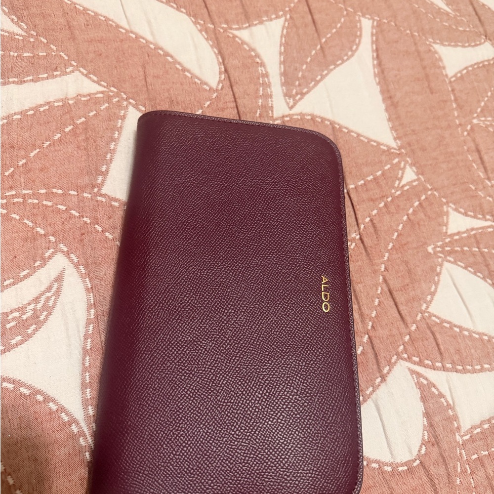 Aldo Deep Burgundy Clutch